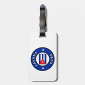 ハバナ・キューバ ラゲッジタグ (裏面縦)