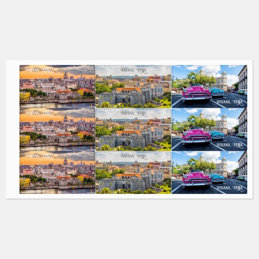 ハバナ・キューバ ラベル (シート)