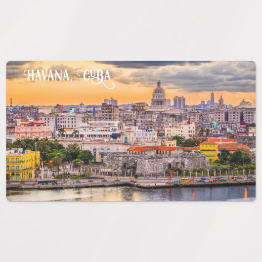 ハバナ・キューバ ラベル (デザイン1)