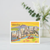 ハバナ、キューバ・ヴィンテージ旅行からの挨拶 ポストカード (スタンド正面)