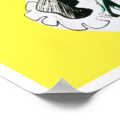 ハバナ・キューバ・ヴィンテージ旅行ポスターに飛ぶ ポスター (角)