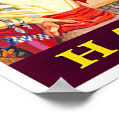 ハバナ・キューバ・ヴィンテージ旅行ポスター ポスター (角)