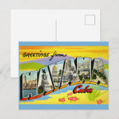 ハバナ キューバ 挨拶 ポストカード (正面/裏面)