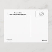 ハバナ コーラ ポストカード (裏面)