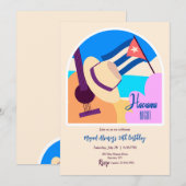 ハバナ・パーティー 招待状 (正面/裏面)