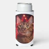 ハバナ・ブラウン猫 スリム缶クーラー (Seltzer正面)