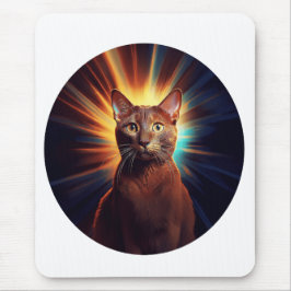 ハバナ・ブラウン猫 マウスパッド