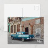 ハバナCUBAカー ポストカード (正面/裏面)