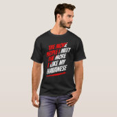ハバニーズおもしろい犬恋人へ会う人々へ胡 Tシャツ (正面フル)