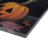 ハバニーズかぼちゃハロウィーン怖い カッティングボード (角)
