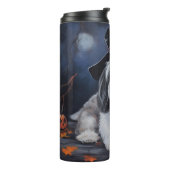 ハバニーズかぼちゃハロウィーン怖い タンブラー (回転左)