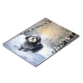 ハバニーズが雪のクリスマスを祝う ノートブック (左側)