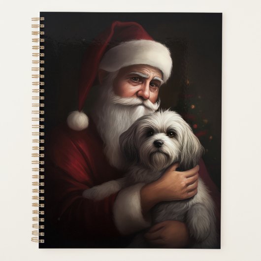 ハバニーズとサンタクロースフェスティバルクリスマス プランナー手帳 (正面)