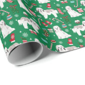 ハバニーズのクリスマス犬 ラッピングペーパー (ロールコーナー)