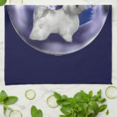 ハバニーズのクリスマス キッチンタオル (折り畳み)