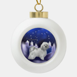 ハバニーズのクリスマス セラミックボールオーナメント