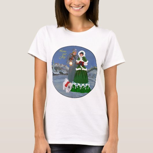 ハバニーズのクリスマス Tシャツ (正面)