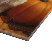 ハバニーズの子犬の秋デライトカボチャ カッティングボード (角)