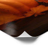 ハバニーズの子犬の秋デライトカボチャ ポスター (コーナー)