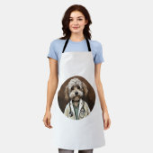 ハバニーズの犬の医師 エプロン (着用した状態)