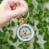 ハバニーズターコイズ水 キーホルダー (手)