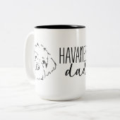 ハバニーズパパ ツートーンマグカップ (正面左)