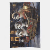 ハバニーズフェスティバルシーズン キッチンタオル (縦)