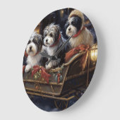 ハバニーズフェスティバルシーズン ラージ壁時計 (傾斜)