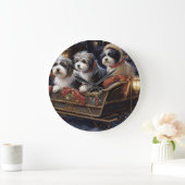 ハバニーズフェスティバルシーズン ラージ壁時計 (ホーム)