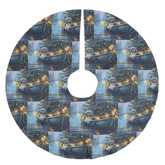 ハバニーズフェスティバル航海 ブラッシュドポリエステルツリースカート (正面)