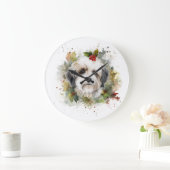 ハバニーズリースフェスティバルカップ ラージ壁時計 (ホーム)