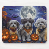 ハバニーズ不気味ハロウィーン マウスパッド (正面)