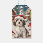 ハバニーズ冬のワンダーランドのクリスマスジョイ ギフトタグ (裏面)