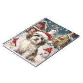 ハバニーズ冬のワンダーランドのクリスマスジョイ ノートブック (左側)