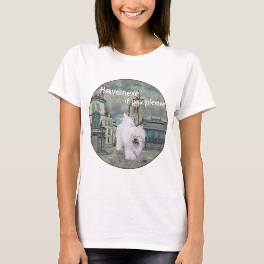 ハバニーズ好きな方へ Tシャツ (正面)