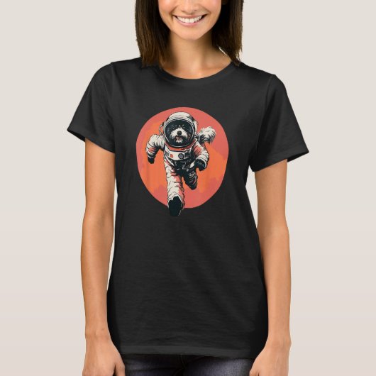 ハバニーズ火星おもしろい犬 Tシャツ (正面)