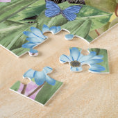 ハバニーズ犬と花春 ジグソーパズル (側面)