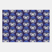 ハバニーズ犬のクリスマス ラッピングペーパーシート (正面2)