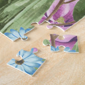 ハバニーズ犬の花 ジグソーパズル (側面)