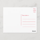 ハバニーズ犬はがき ポストカード (裏面)