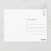 ハバニーズ犬はがき ポストカード (裏面)