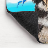 ハバニーズ犬オンビーチ マウスパッド (コーナー)