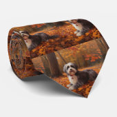 ハバニーズ紅葉秋インスパイア ネクタイ (ロール)