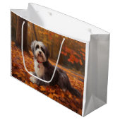 ハバニーズ紅葉秋インスパイア ラージペーパーバッグ (正面アングル)