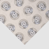 ハバニーズ絵を描パピーのオリジナルペットドッグアート 薄葉紙 (詳細)