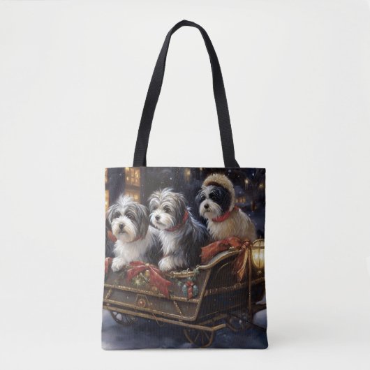 ハバニーズ クリスマス シーズン トートバッグ (正面)