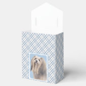 ハバニーズ(シルバー)絵画ズ – かわいいオリジナルドッグアート フェイバーボックス (オープン)