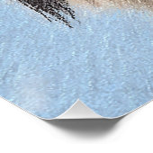 ハバニーズ（シルバー）絵画ズ – かわいいオリジナルドッグアート ポスター (コーナー)