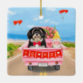 ハバニーズ・ドッグ・バレンタイン・トラック セラミックオーナメント (裏面)