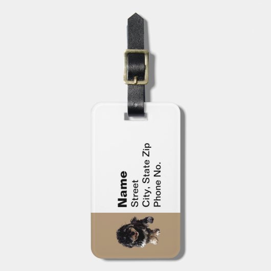 ハバニーズ ラゲッジタグ (正面縦)